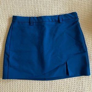 Stradivarius Blue Mini Skirt Size XS